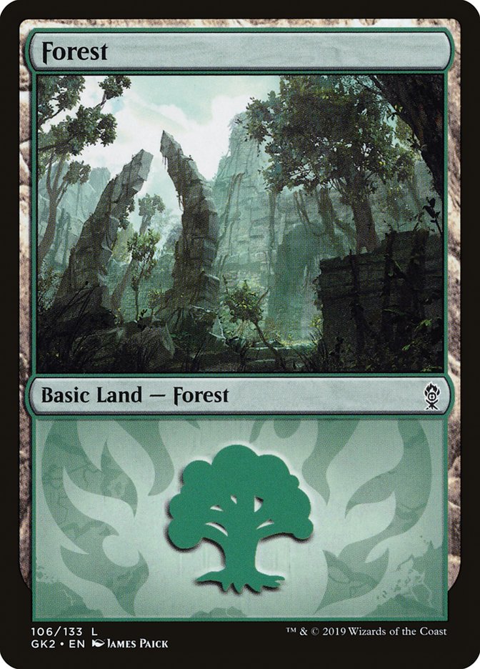 Forest (106) [Ravnica Allegiance Guild Kit] | Gamer Loot