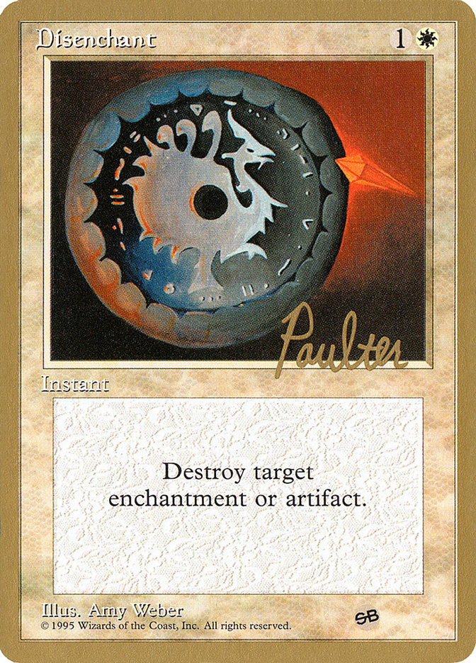 Disenchant (Preston Poulter) (SB) [Pro Tour Collector Set] | Gamer Loot