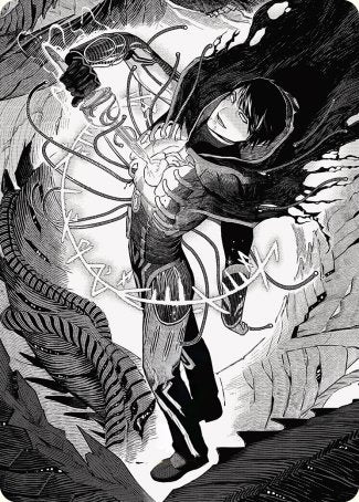 Jace, the Perfected Mind 2 Art Card [Phyrexia: All Will Be One Art Series] | Gamer Loot