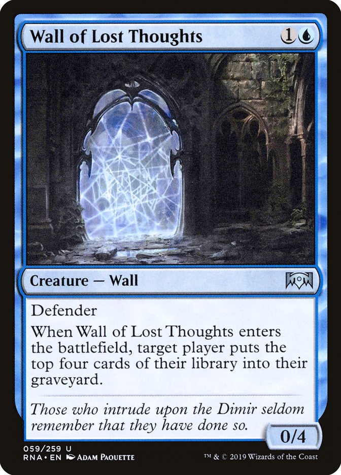 Wall of Lost Thoughts [Ravnica Allegiance] | Gamer Loot