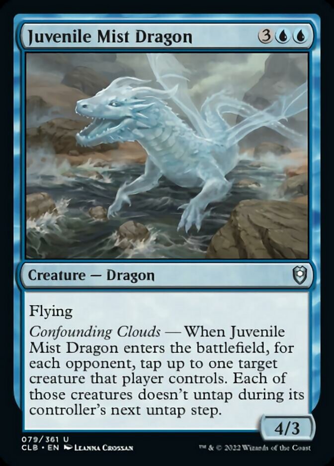 Juvenile Mist Dragon [Commander Legends: Battle for Baldur's Gate] | Gamer Loot