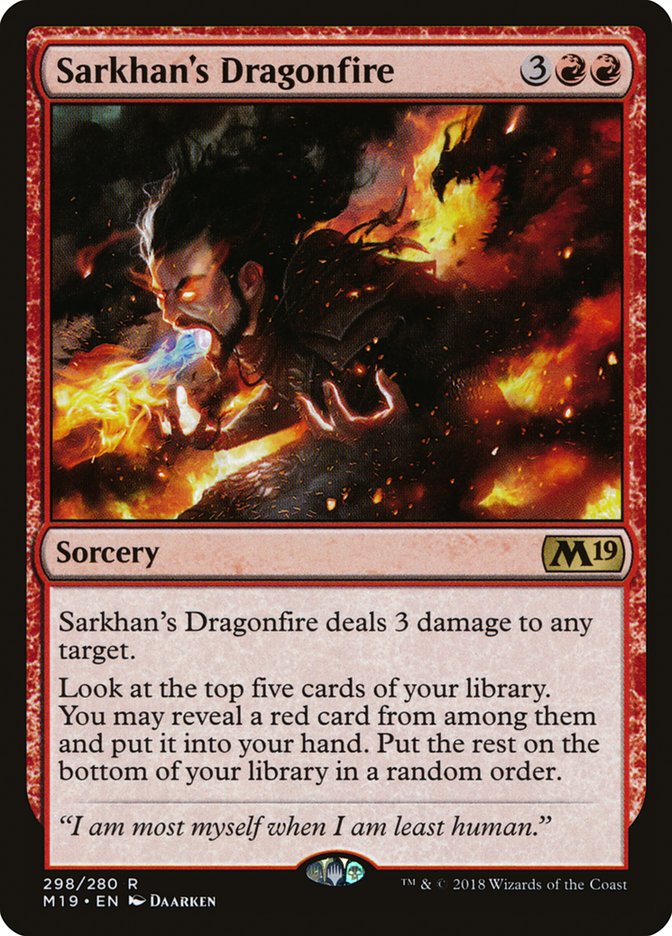 Sarkhan's Dragonfire [Core Set 2019] | Gamer Loot