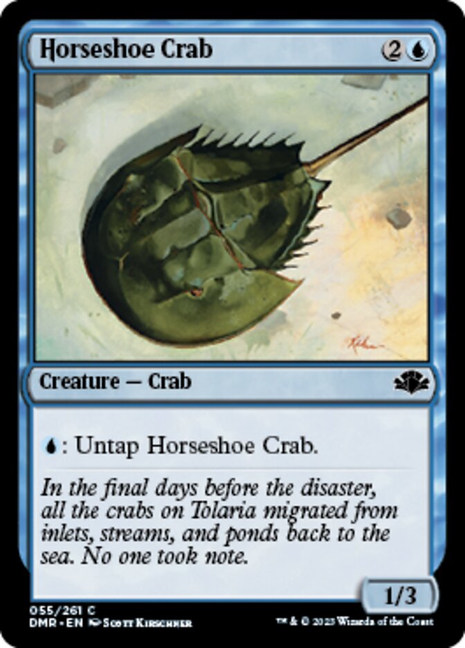 Horseshoe Crab [Dominaria Remastered] | Gamer Loot