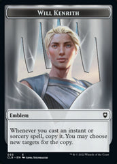 Will Kenrith Emblem // Copy Double-sided Token [Commander Legends: Battle for Baldur's Gate Tokens] | Gamer Loot