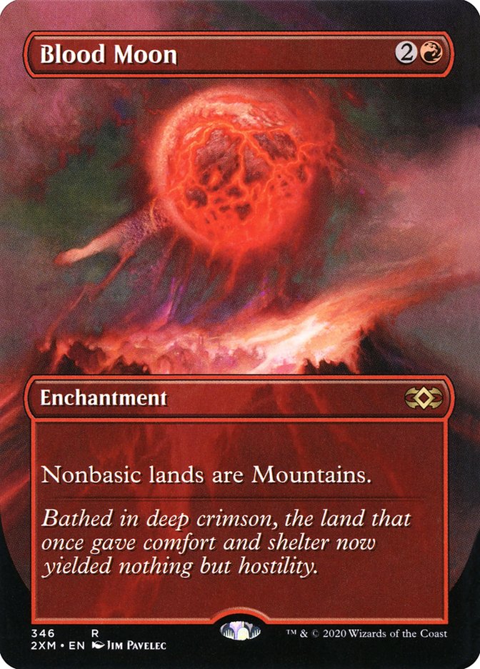 Blood Moon (Toppers) [Double Masters Extended Art] | Gamer Loot