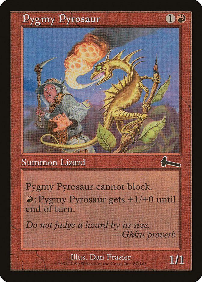 Pygmy Pyrosaur [Urza's Legacy] | Gamer Loot