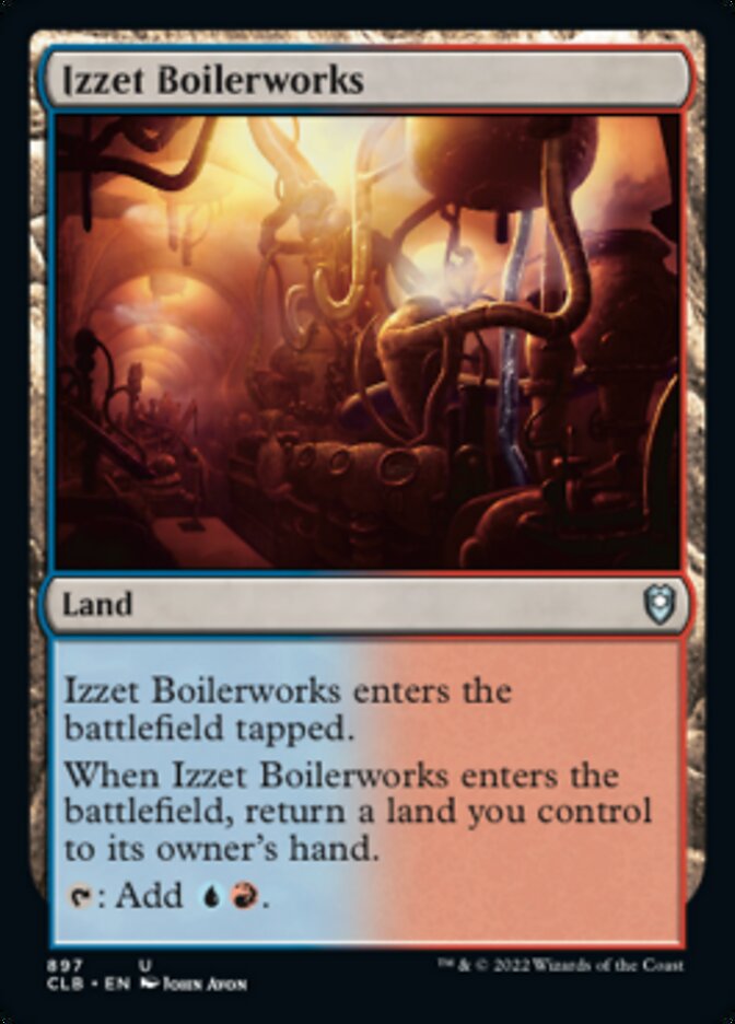 Izzet Boilerworks [Commander Legends: Battle for Baldur's Gate] | Gamer Loot