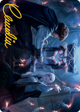 Faithful Mending Art Card (Gold-Stamped Signature) [Innistrad: Midnight Hunt Art Series] | Gamer Loot