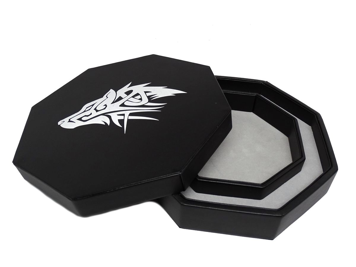 Wolf Dice Tray with Lid | Gamer Loot
