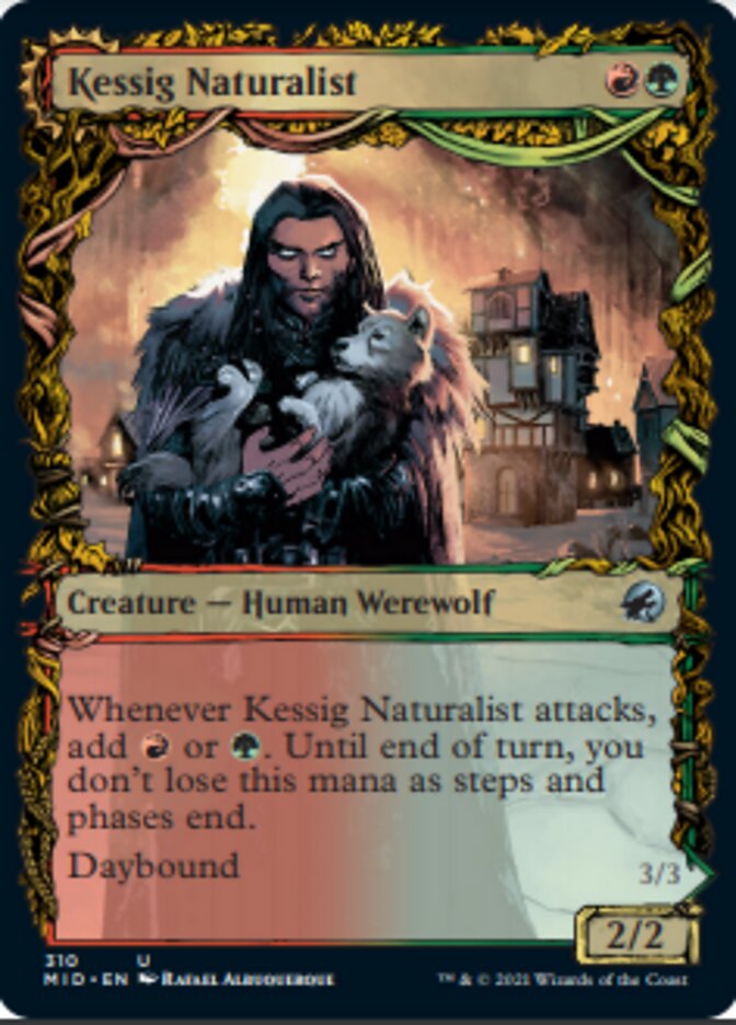 Kessig Naturalist // Lord of the Ulvenwald (Showcase Equinox) [Innistrad: Midnight Hunt] | Gamer Loot