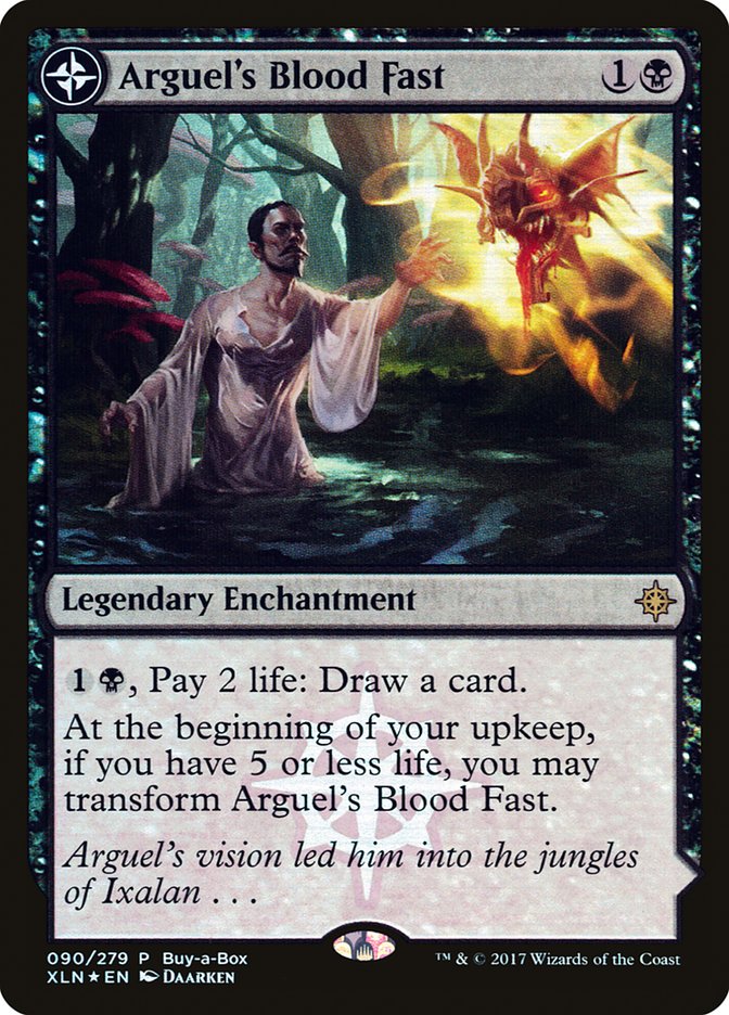 Arguel's Blood Fast // Temple of Aclazotz (Buy-A-Box) [Ixalan Treasure Chest] | Gamer Loot