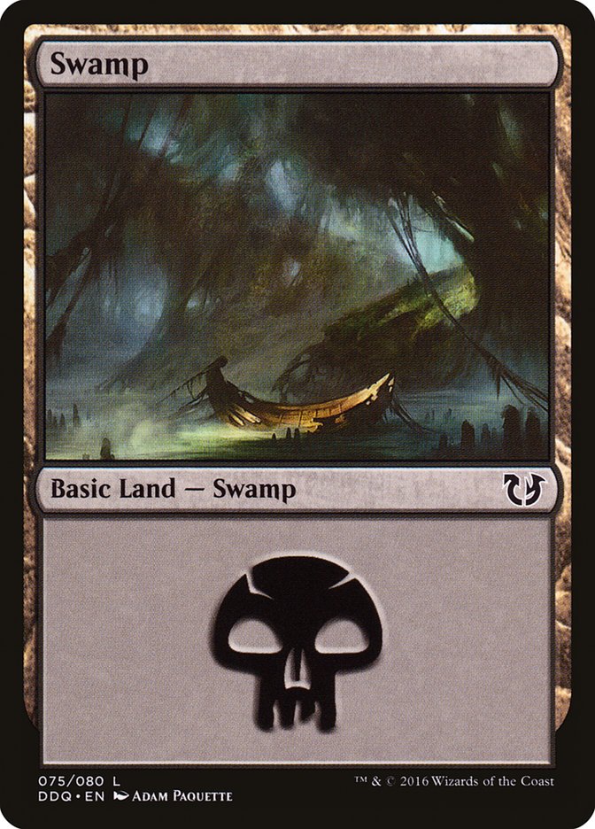 Swamp (75) [Duel Decks: Blessed vs. Cursed] | Gamer Loot