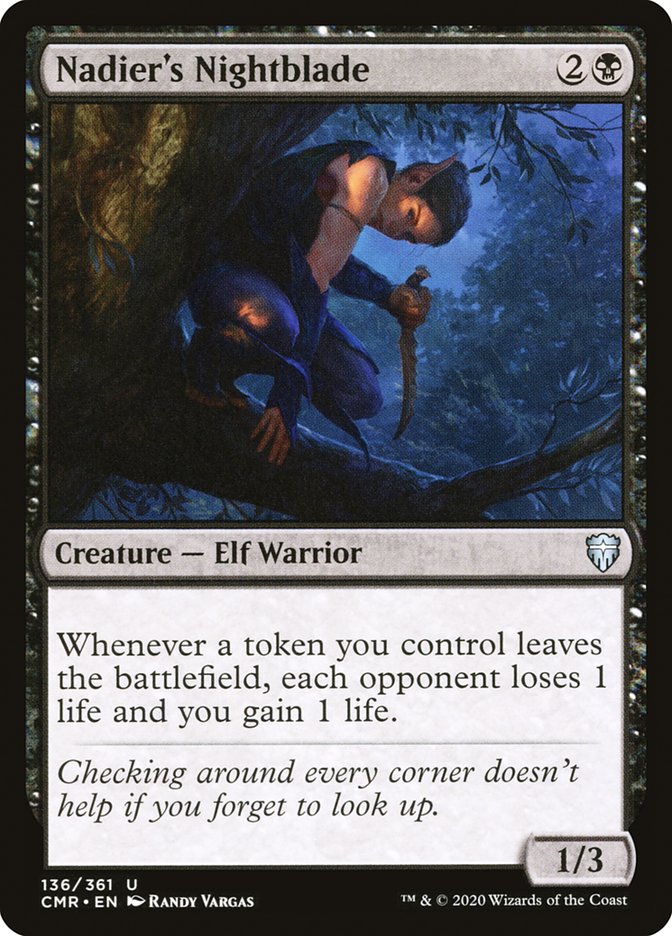 Nadier's Nightblade [Commander Legends] | Gamer Loot