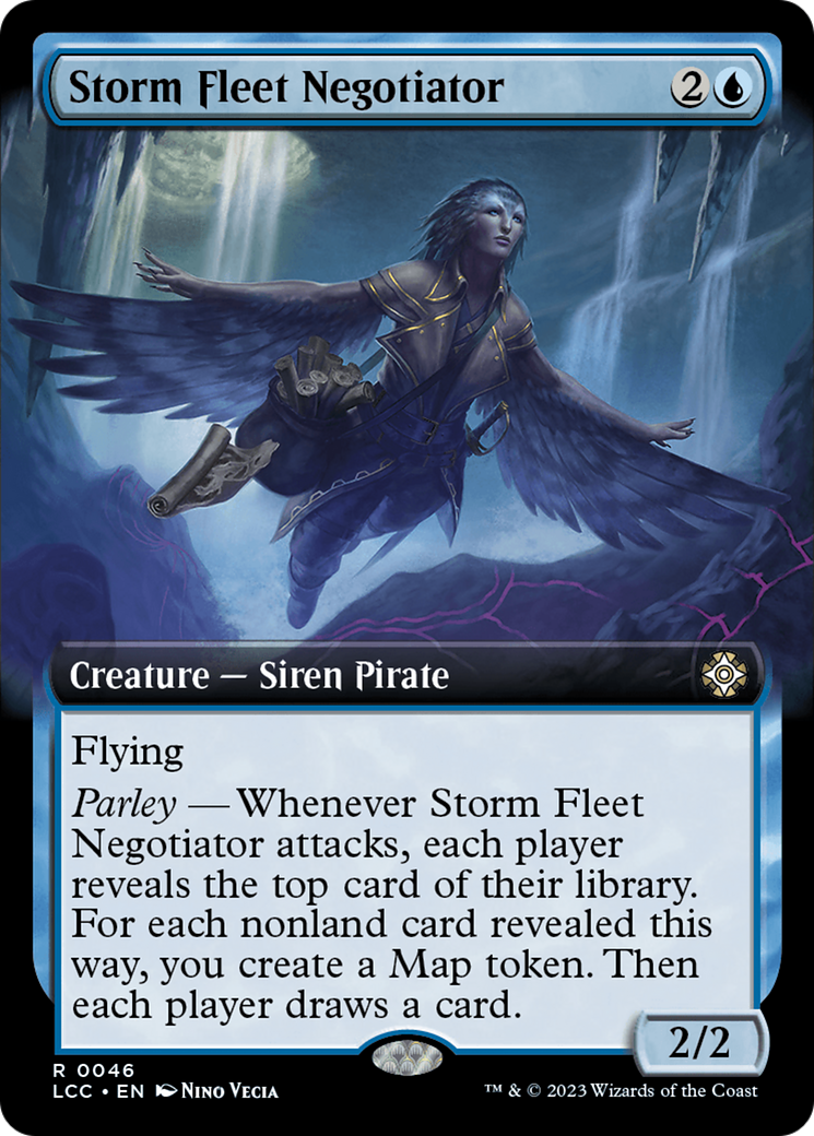 Storm Fleet Negotiator (Extended Art) [The Lost Caverns of Ixalan Commander] | Gamer Loot