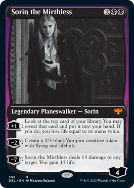 Sorin the Mirthless [Innistrad: Double Feature] | Gamer Loot