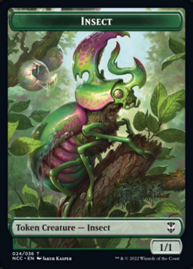 Ogre // Insect Double-sided Token [Streets of New Capenna Commander Tokens] | Gamer Loot