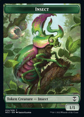 Ogre // Insect Double-sided Token [Streets of New Capenna Commander Tokens] | Gamer Loot