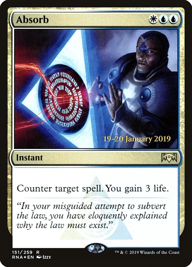 Absorb [Ravnica Allegiance Prerelease Promos] | Gamer Loot