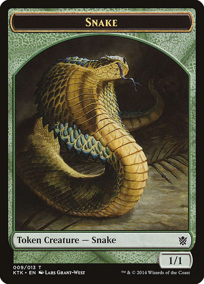 Snake [Khans of Tarkir Tokens] | Gamer Loot