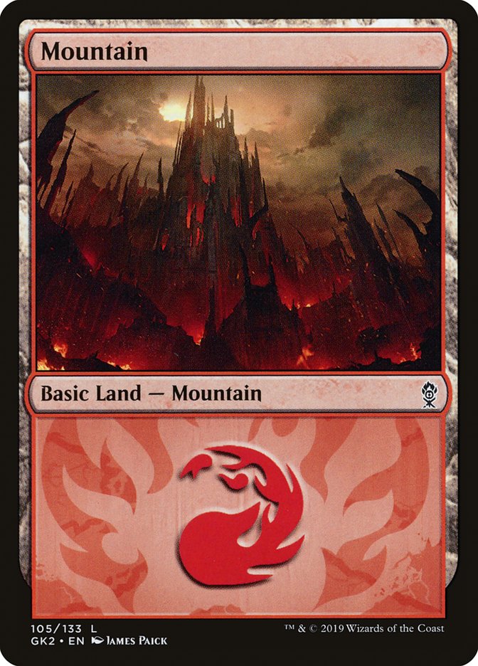 Mountain (105) [Ravnica Allegiance Guild Kit] | Gamer Loot