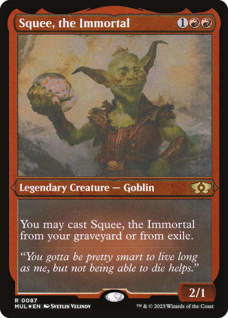 Squee, the Immortal (Foil Etched) [Multiverse Legends] | Gamer Loot