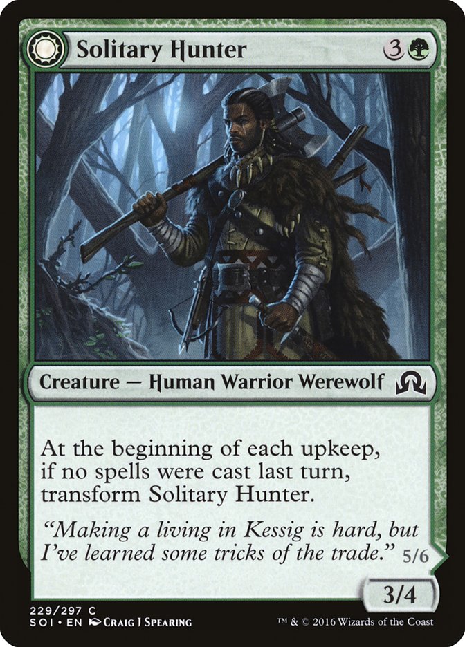 Solitary Hunter // One of the Pack [Shadows over Innistrad] | Gamer Loot