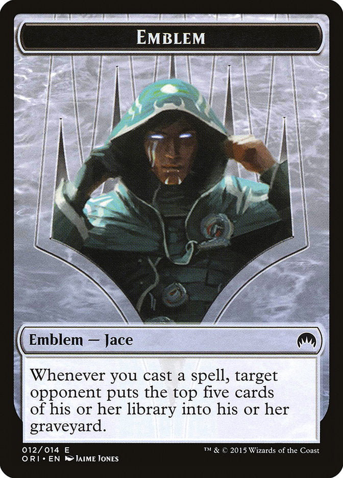 Jace, Telepath Unbound Emblem [Magic Origins Tokens] | Gamer Loot