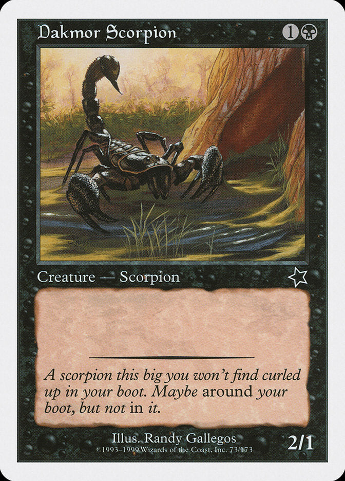 Dakmor Scorpion [Starter 1999] | Gamer Loot
