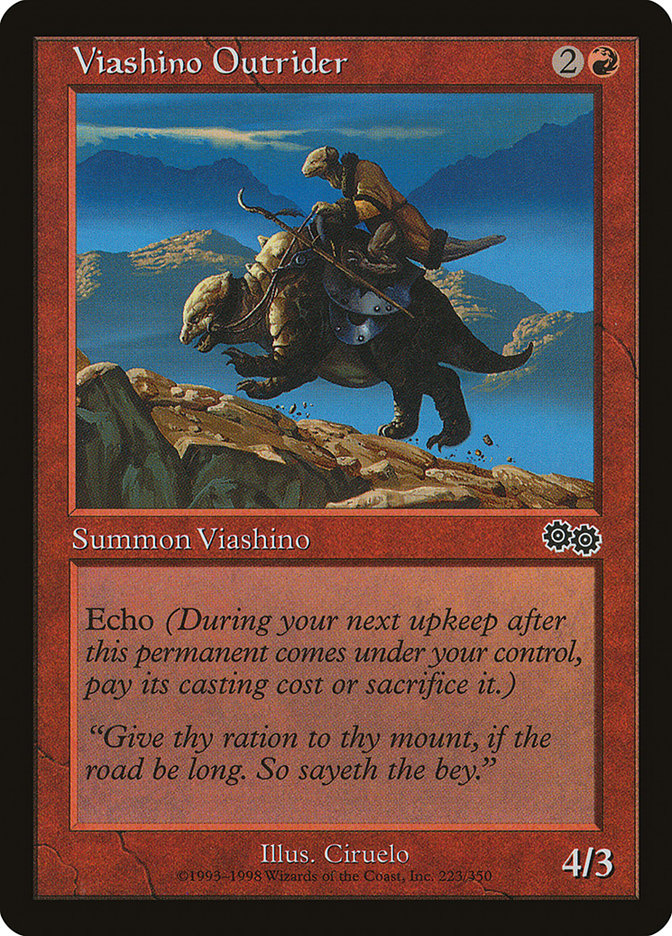 Viashino Outrider [Urza's Saga] | Gamer Loot