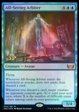 All-Seeing Arbiter [Streets of New Capenna Prerelease Promos] | Gamer Loot