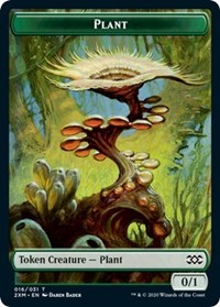 Plant // Treasure Double-sided Token [Double Masters Tokens] | Gamer Loot