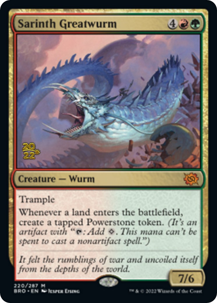 Sarinth Greatwurm [The Brothers' War: Prerelease Promos] | Gamer Loot