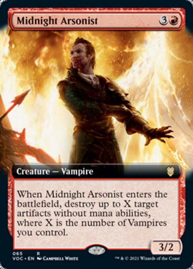 Midnight Arsonist (Extended) [Innistrad: Crimson Vow Commander] | Gamer Loot