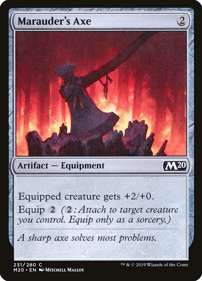 Marauder's Axe [Core Set 2020] | Gamer Loot