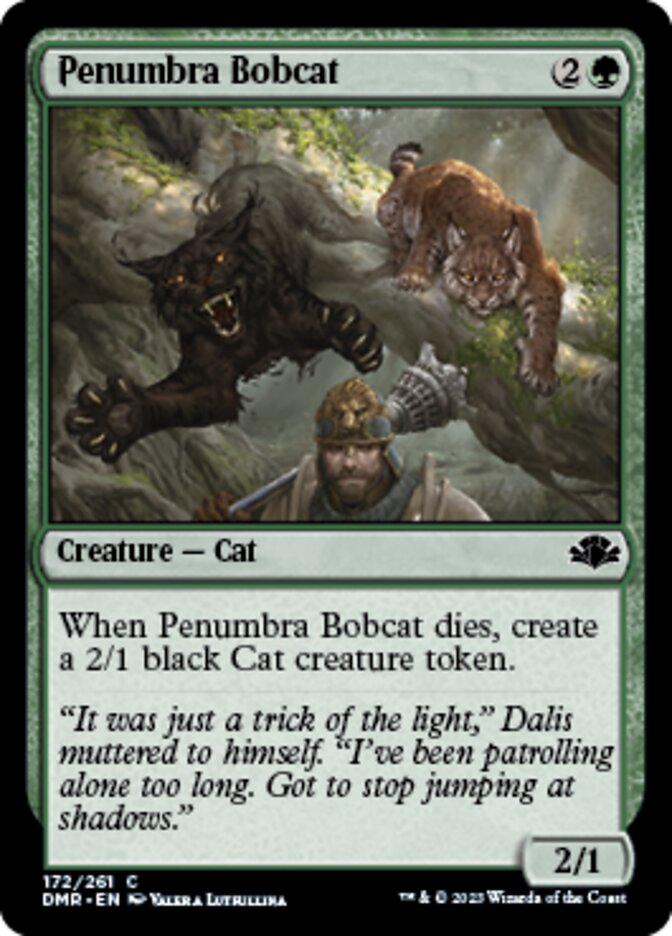Penumbra Bobcat [Dominaria Remastered] | Gamer Loot