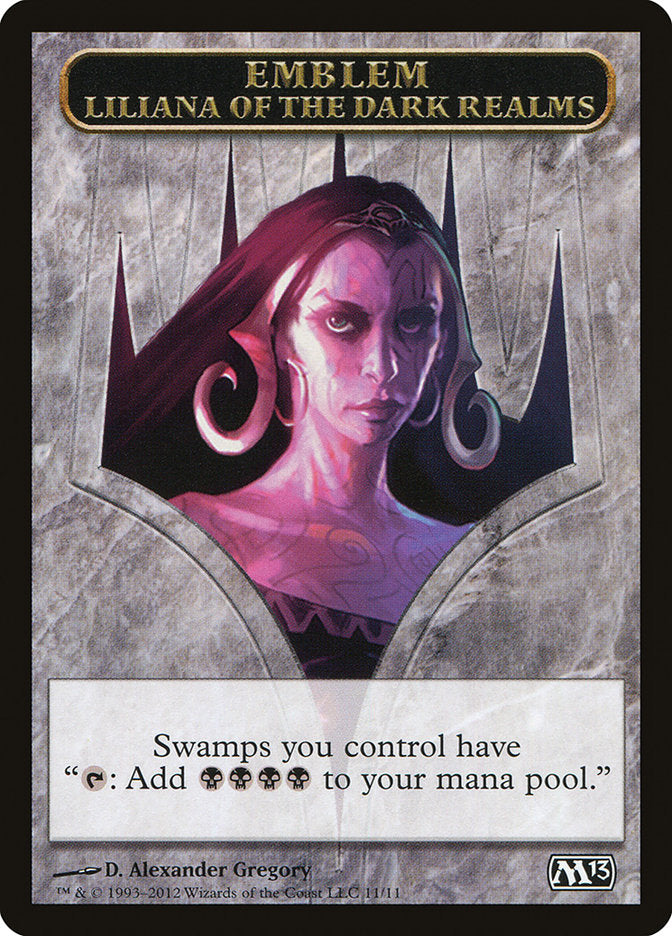 Liliana of the Dark Realms Emblem [Magic 2013 Tokens] | Gamer Loot
