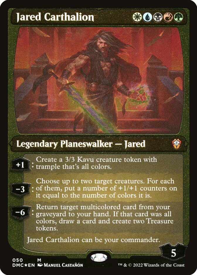 Jared Carthalion (Showcase Display Commander) [Dominaria United Commander] | Gamer Loot