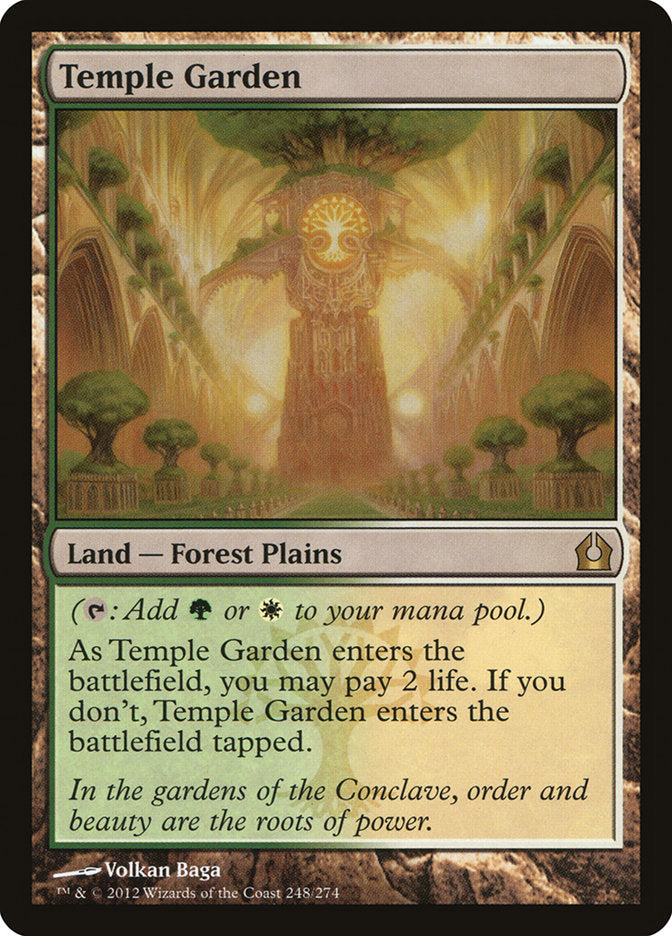 Temple Garden [Return to Ravnica] | Gamer Loot