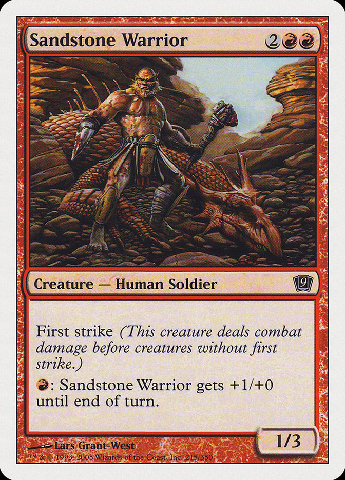 Sandstone Warrior [Ninth Edition] | Gamer Loot