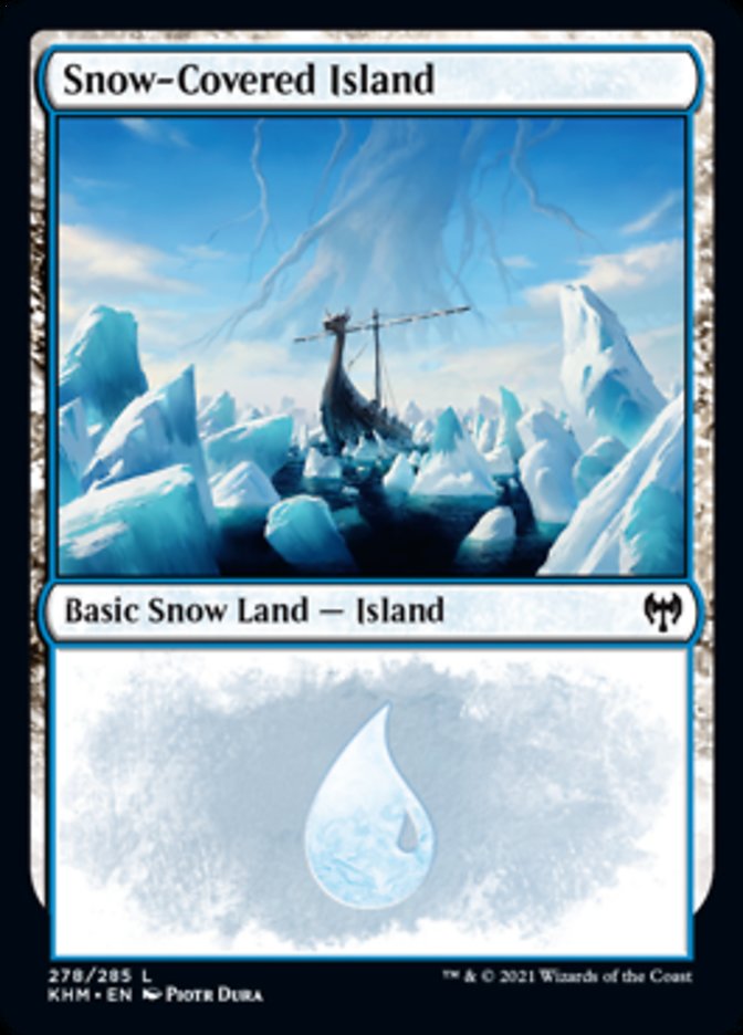 Snow-Covered Island (278) [Kaldheim] | Gamer Loot