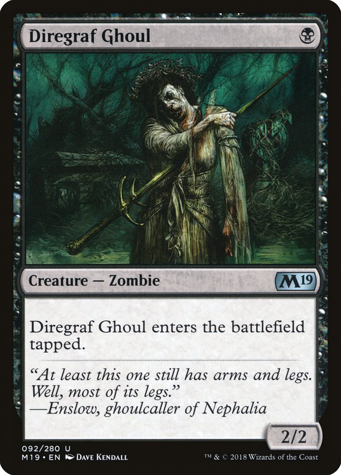 Diregraf Ghoul [Core Set 2019] | Gamer Loot