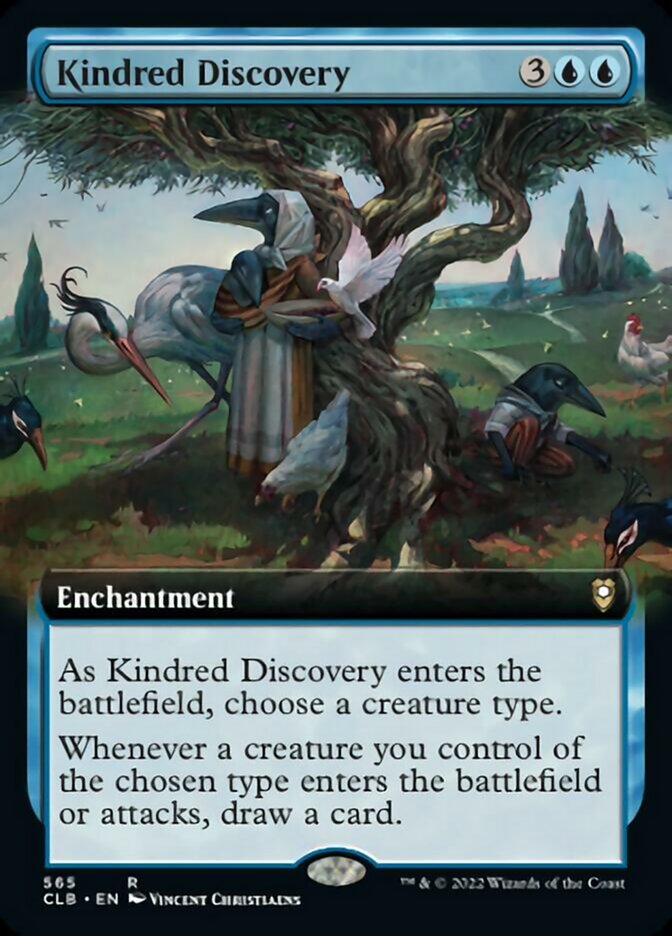 Kindred Discovery (Extended Art) [Commander Legends: Battle for Baldur's Gate] | Gamer Loot