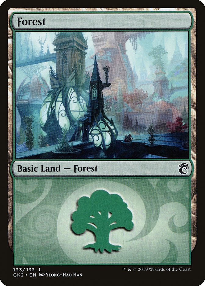 Forest (133) [Ravnica Allegiance Guild Kit] | Gamer Loot