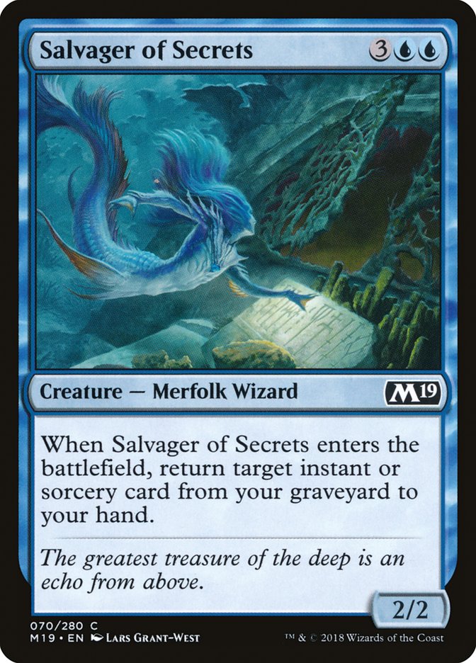 Salvager of Secrets [Core Set 2019] | Gamer Loot