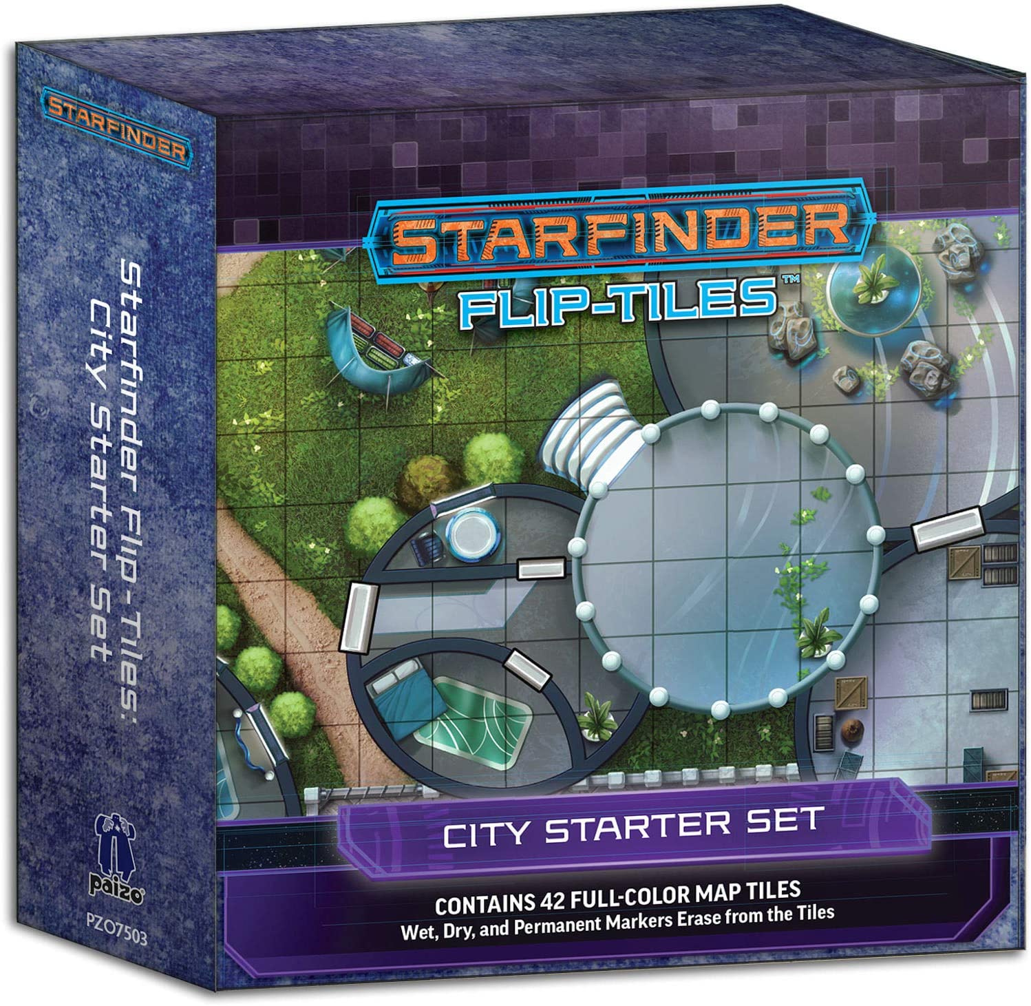 Starfinder Flip-Tiles: City Starter Set | Gamer Loot