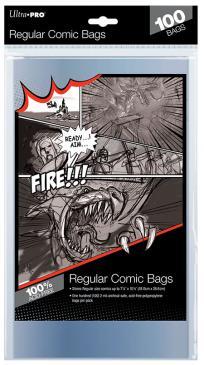 Regular Size 7-1/8" X 10-1/2" Comic Bags | Gamer Loot