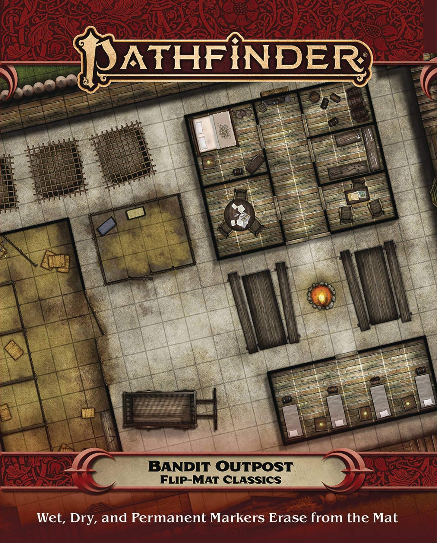 Pathfinder Flip-Mat Classics : Bandit Outpost | Gamer Loot