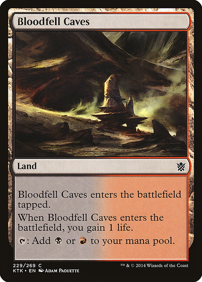 Bloodfell Caves [Khans of Tarkir] | Gamer Loot