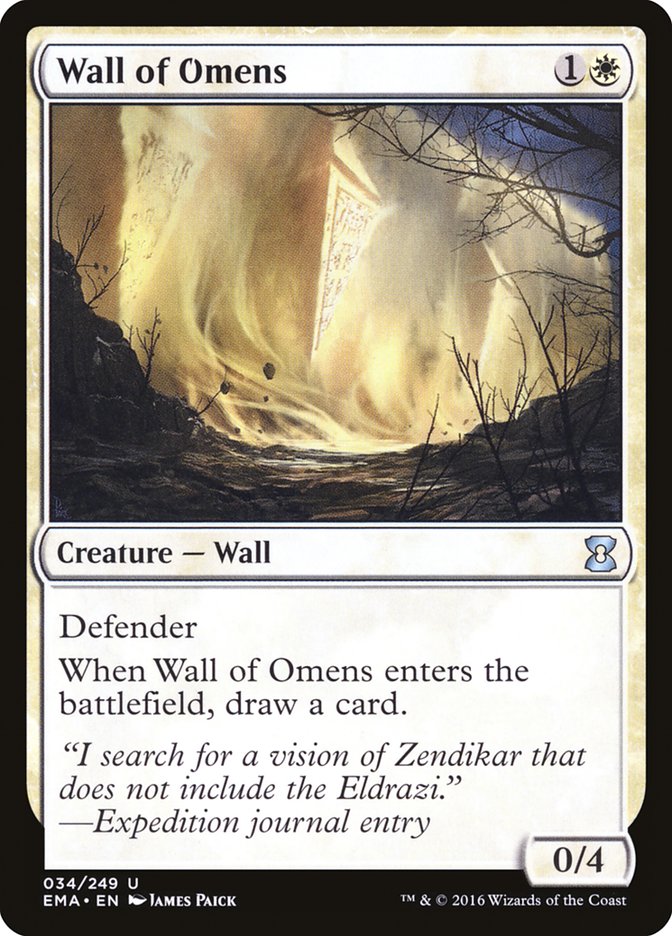 Wall of Omens [Eternal Masters] | Gamer Loot