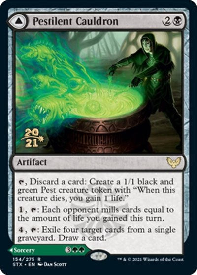 Pestilent Cauldron // Restorative Burst [Strixhaven: School of Mages Prerelease Promos] | Gamer Loot